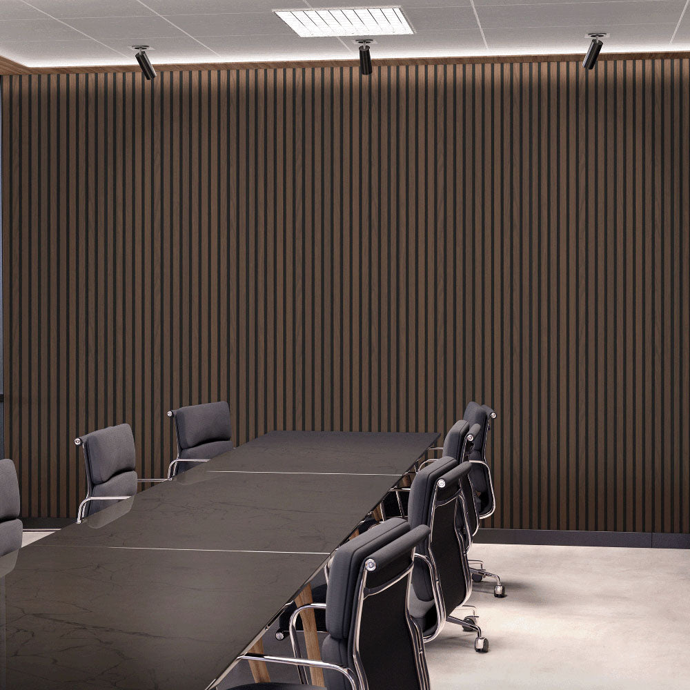 Dark Smoke Oak - Premium Acoustic Panel (240x60cm)