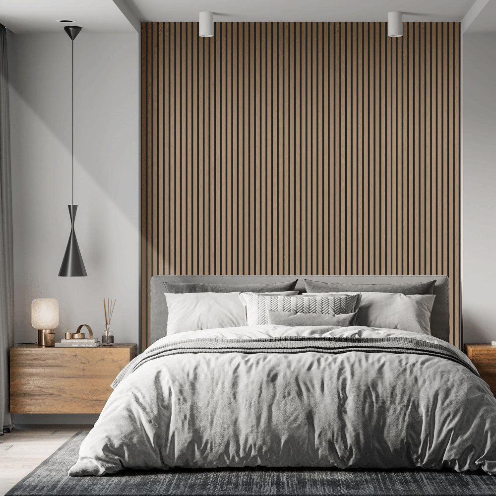 Walnut - Premium Acoustic Panel (240x60cm)